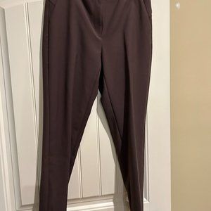 WHBM Slim Ankle Pant Brown Size 8